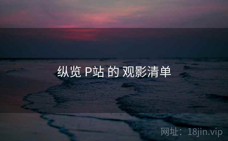 纵览 P站 的 观影清单