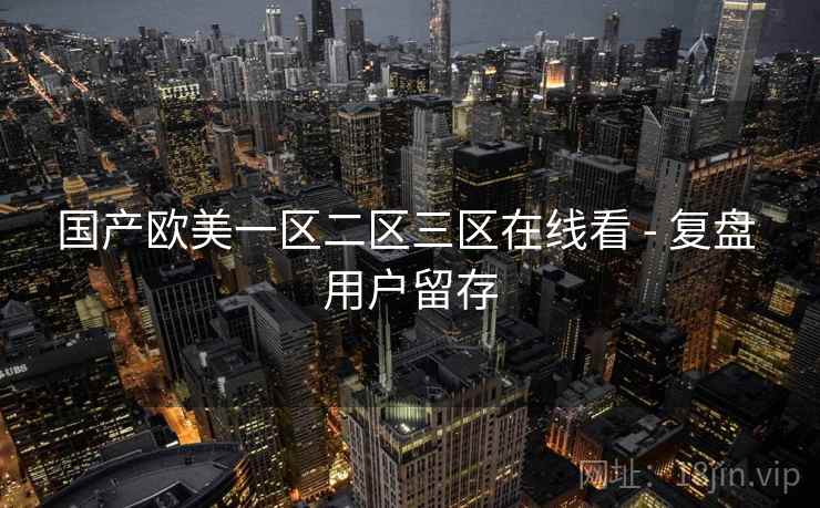 国产欧美一区二区三区在线看 - 复盘 用户留存