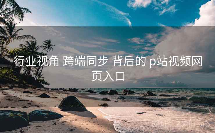 行业视角 跨端同步 背后的 p站视频网页入口  第2张